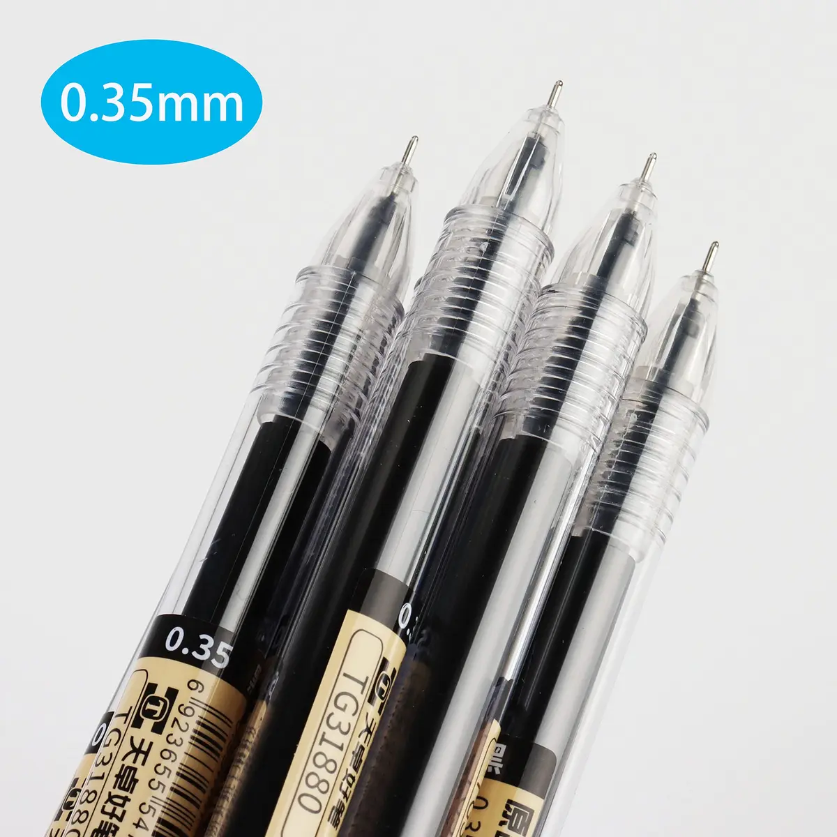 PurpleWillow Japanese Extra Fine Black Gel Pens 0.35mm (12-Pack) | Smooth Writing for Students & Professionals - view 7