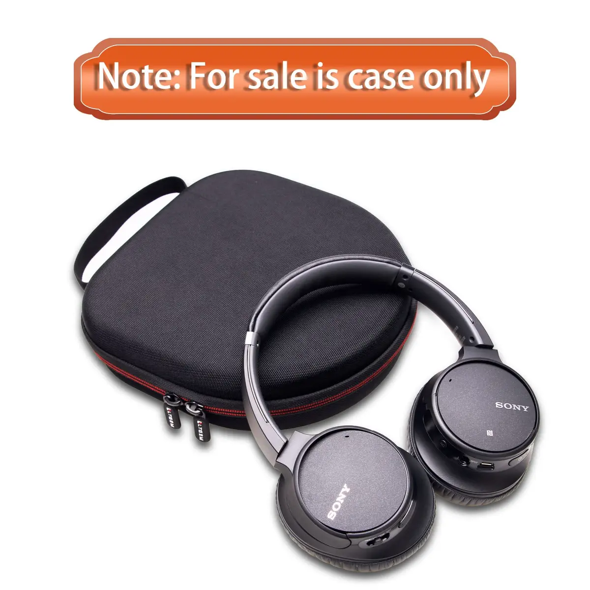 L LTGEM Case for Sony WH-CH720N/WH-CH520 Noise Canceling Wireless Headphones Blue | Hard Travel Carrying Case - view 2