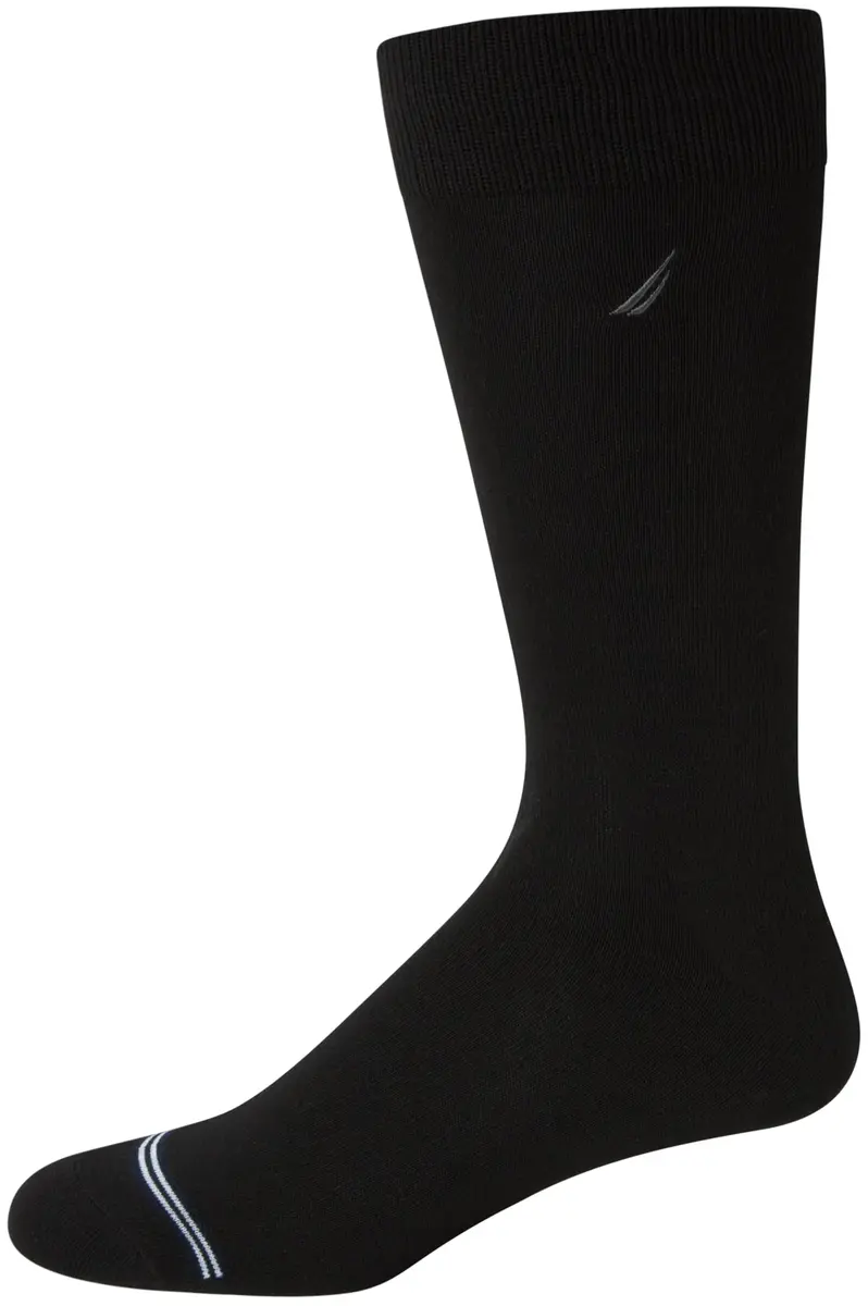 Nautica Men's Dress Socks Business Formal Comfort Stretch Crew Socks 10 Pack | 2.27 kg (5 lb) | Moisture-Wicking & Breathable - view 4