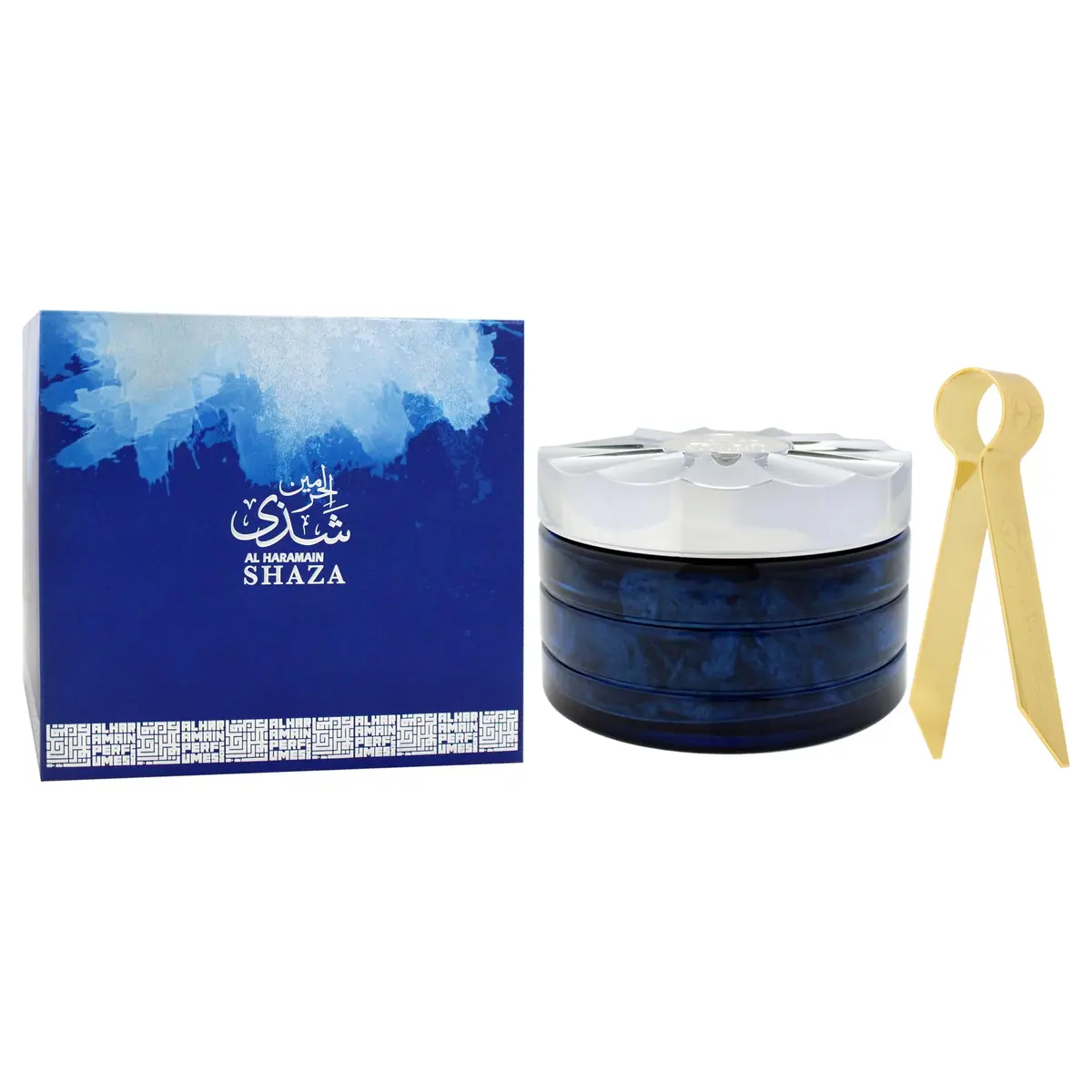 Al Haramain Shaza Silver Oud Maal Attar 2.5 oz | Traditional Incense for Home & Events - view 3