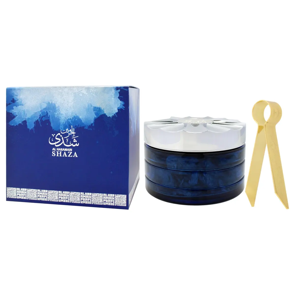 Al Haramain Shaza Silver Oud Maal Attar 2.5 oz | Traditional Incense for Home & Events - view 4