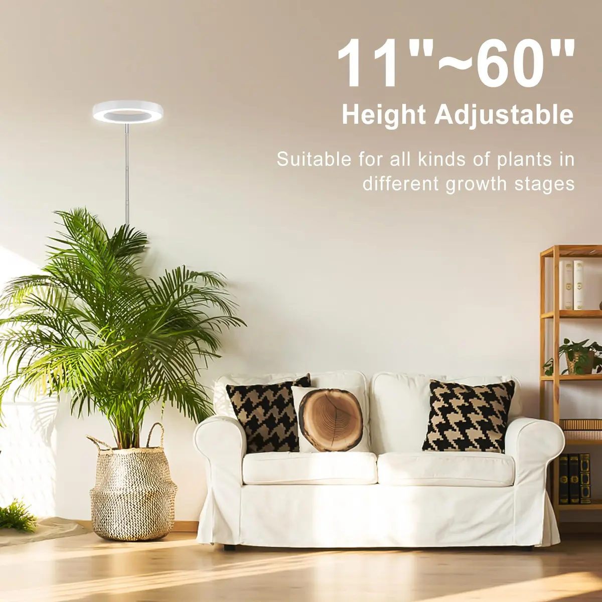 LORDEM Full Spectrum LED Grow Light, 72 LEDs, 4 Brightness Settings | Supports Indoor Plant Growth - view 2