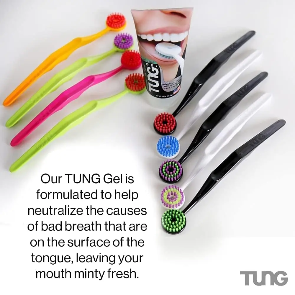 Peak Essentials The Original Tung Gel Fresh Mint Tongue Cleaner 2 x 3oz (85g) | Fights Bad Breath - view 5