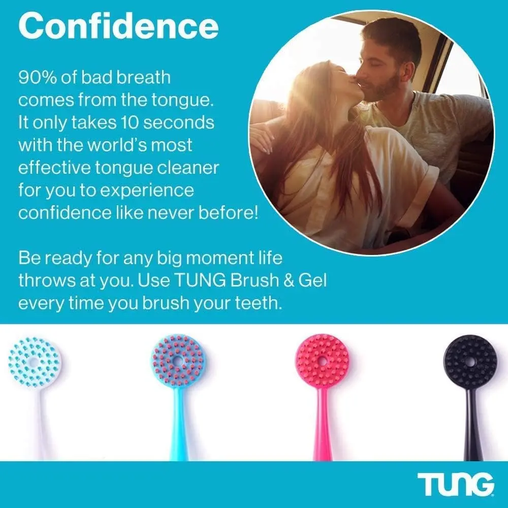 Peak Essentials The Original Tung Gel Fresh Mint Tongue Cleaner 2 x 3oz (85g) | Fights Bad Breath - view 6