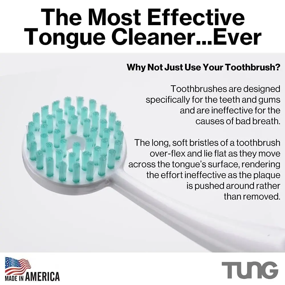Peak Essentials The Original Tung Gel Fresh Mint Tongue Cleaner 2 x 3oz (85g) | Fights Bad Breath - view 3