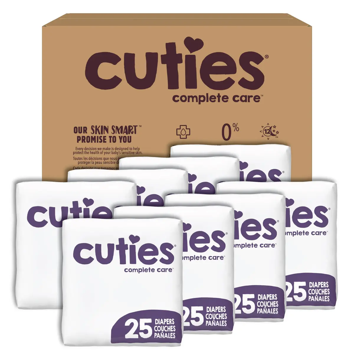 Cuties Skin Smart Size 3 Diapers | Hypoallergenic & Absorbent for Sensitive Skin - view 7