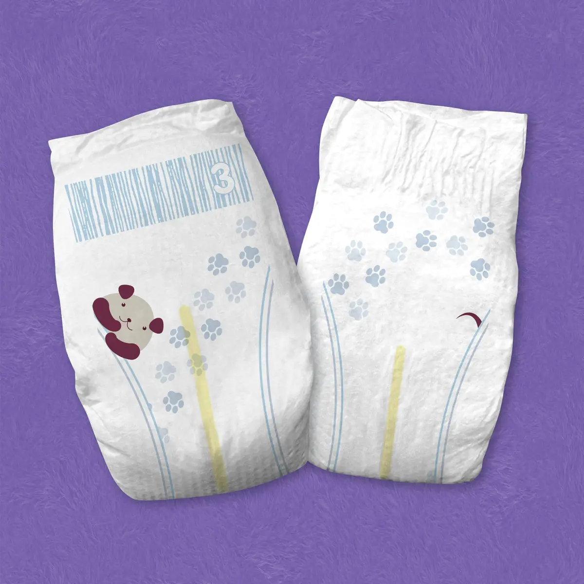 Cuties Skin Smart Size 3 Diapers | Hypoallergenic & Absorbent for Sensitive Skin - view 3