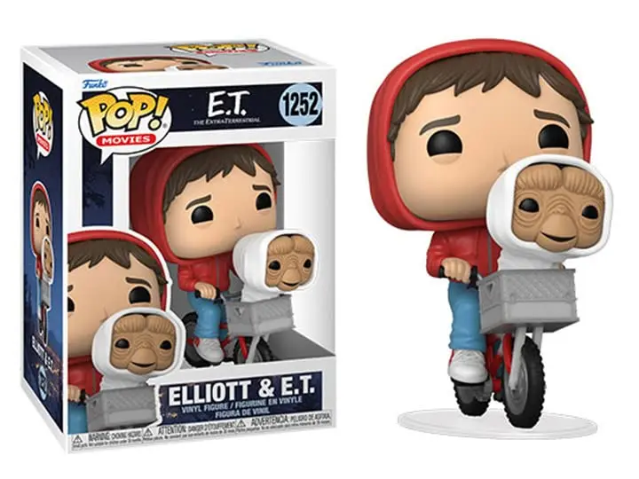 Funko POP E.T. The Extra-Terrestrial - Elliot with E.T. in Basket | 3.75 inches Vinyl Collectible - view 2