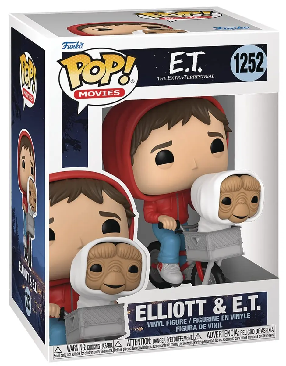 Funko POP E.T. The Extra-Terrestrial - Elliot with E.T. in Basket | 3.75 inches Vinyl Collectible - view 4