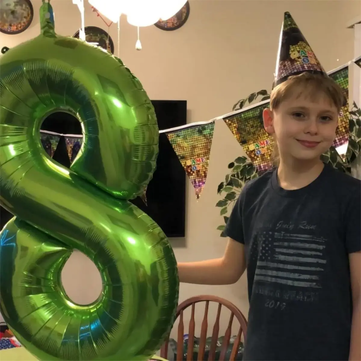 Lingqiang 40 Inch Giant Green Number 2 Foil Balloon | Reusable Helium Mylar Digit for Parties - view 8