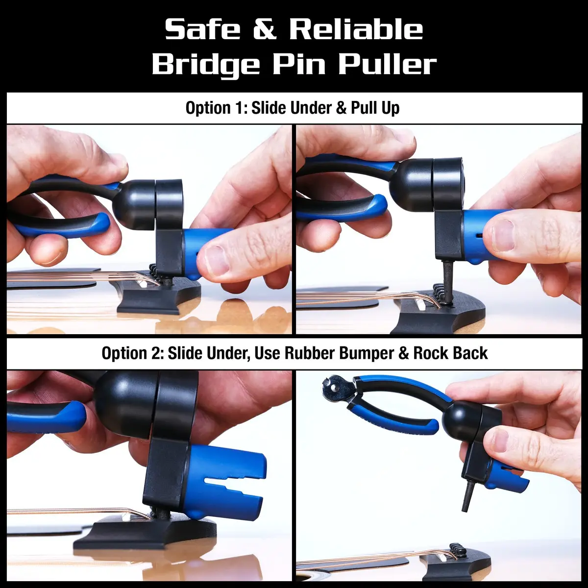 MusicNomad Grip ONE Guitar String Winder, Cutter & Pin Puller (MN223) | All-in-One Tool for Guitars, Basses, Ukuleles - view 6