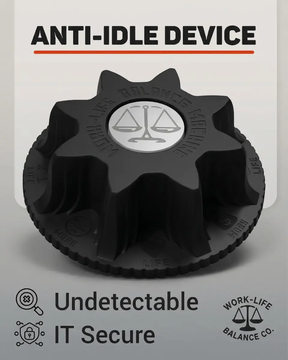 Work-Life Balance Corporation Mechanical Mouse Jiggler, Cordless & Undetectable | Keeps Computer Active - view 3