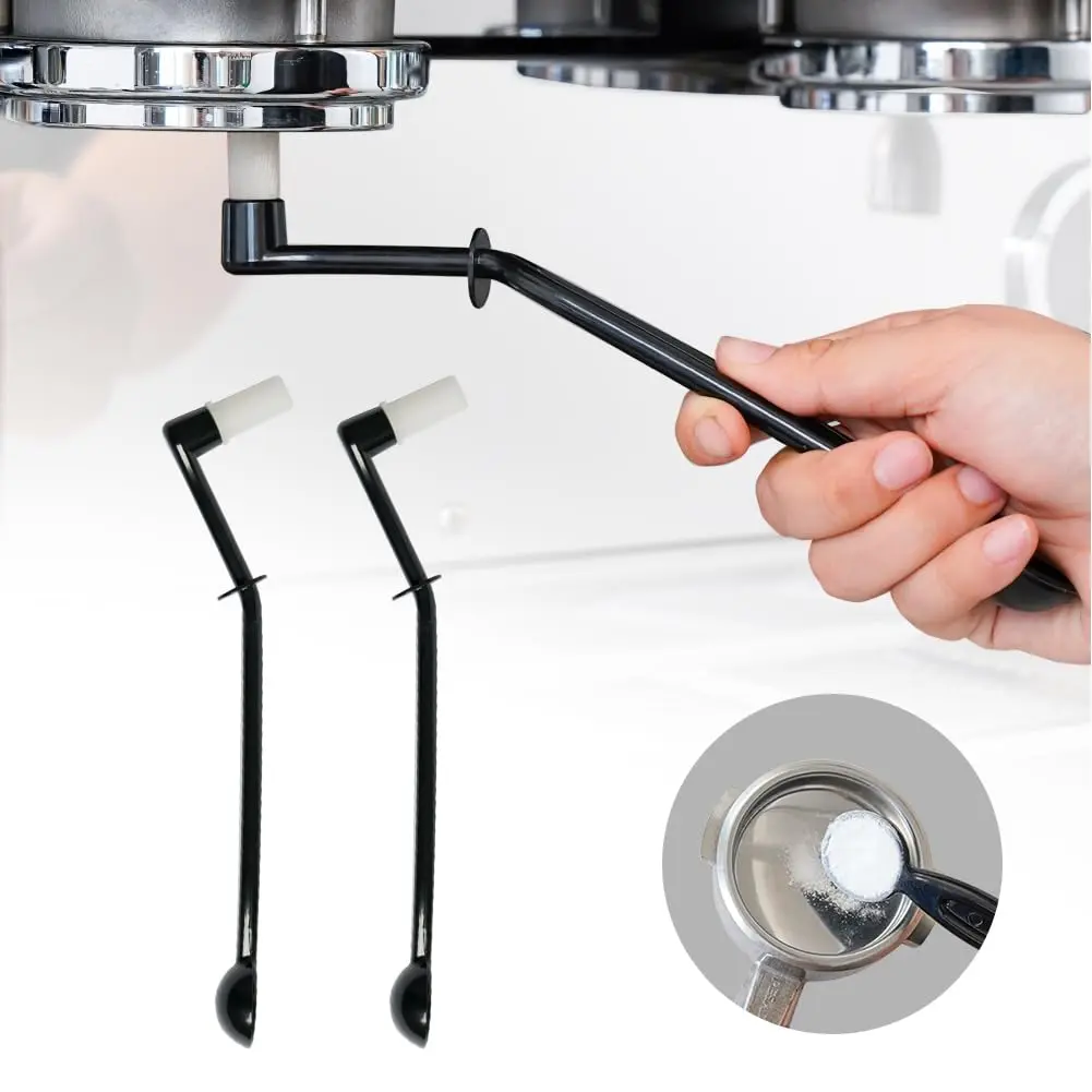watchget Coffee Machine Cleaning Brush Set with Scoop, 2-Piece, 220mm Handle | Essential for Espresso Machine Maintenance - main product image