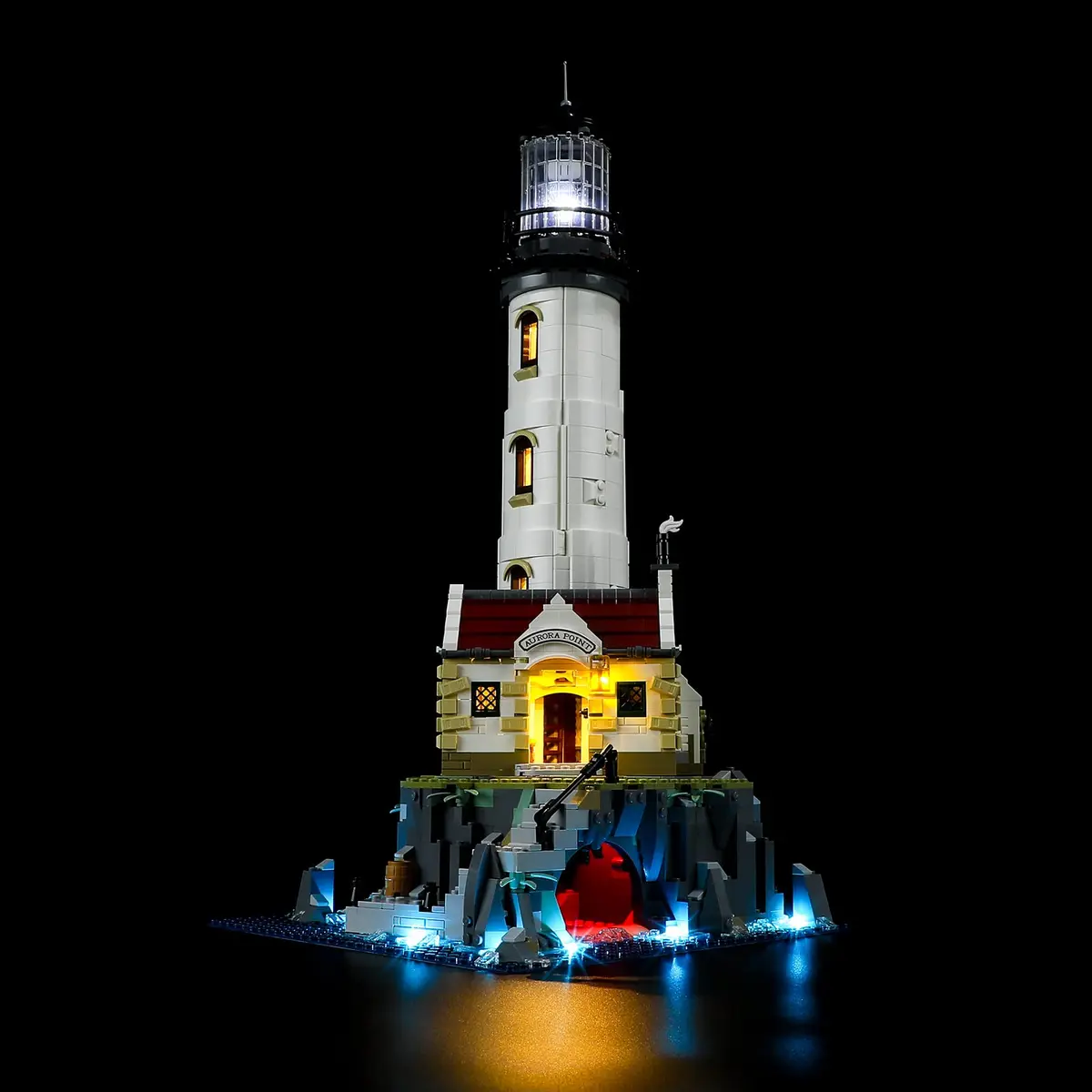 BRIKSMAX Light Kit for LEGO Ideas Motorized Lighthouse 21335 | Educational STEM Toy for Kids 6-12 - main product image