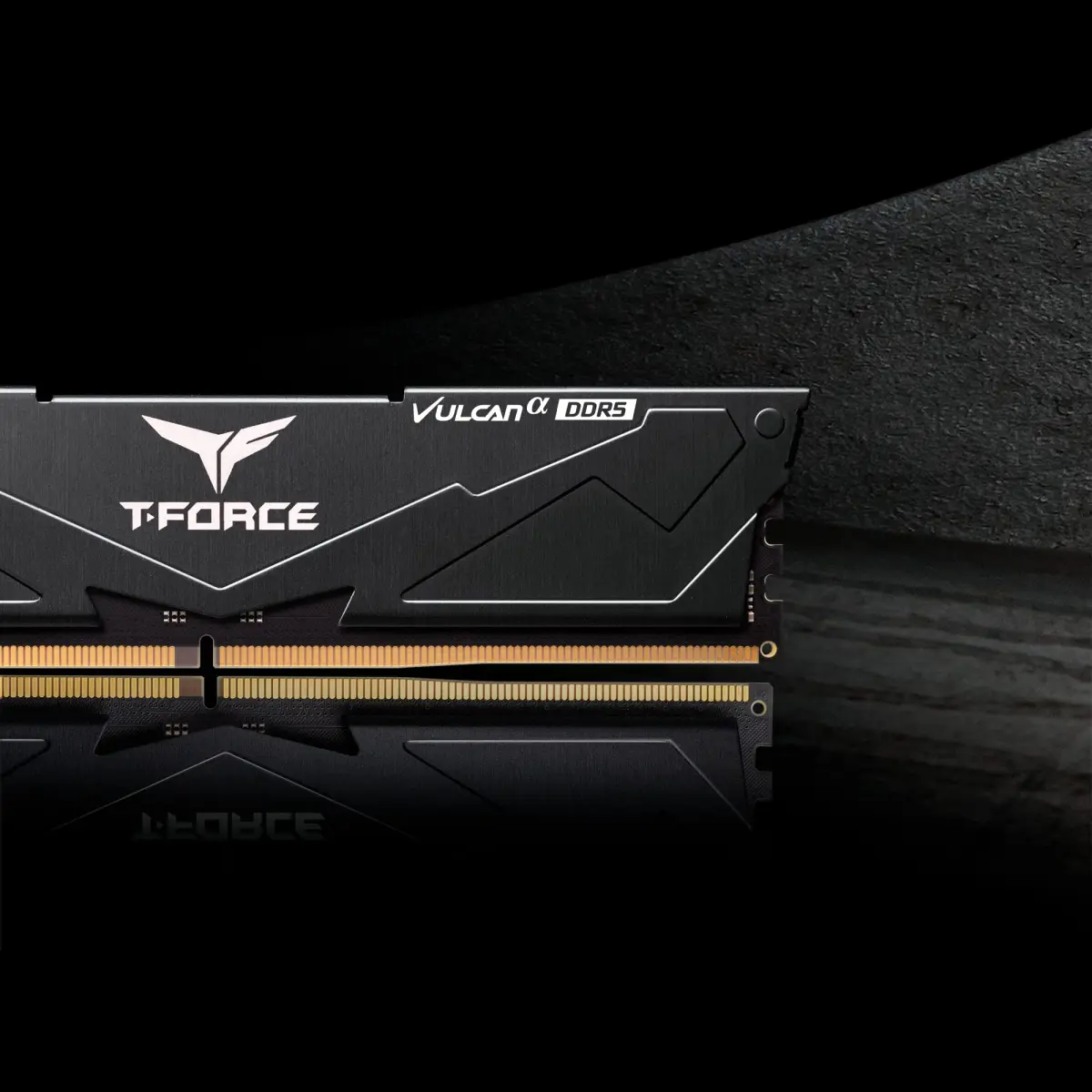 TEAMGROUP T-Force Vulcan Alpha DDR5 RAM 32GB (2x16GB) 5600MHz CL40 Desktop Memory Module | AMD Optimized - view 7