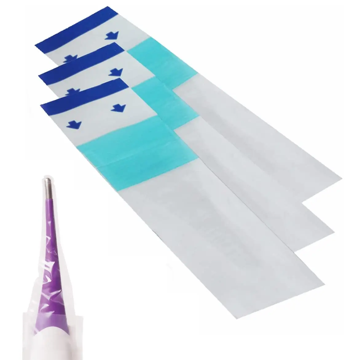 MABIS Disposable Probe Covers for Digital Thermometers, 5000 Count | Fits Most Digital Thermometers for Oral, Rectal, or Underarm Use - main product image