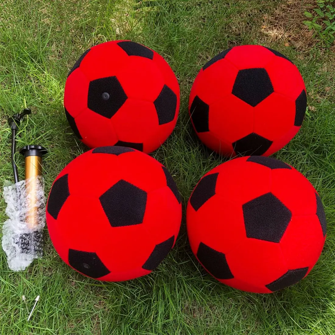 Vinfgoes 4 PCS 8'' Inflatable Sticky Soccer Ball | Outdoor Soccer Dart Board Accessory - view 4