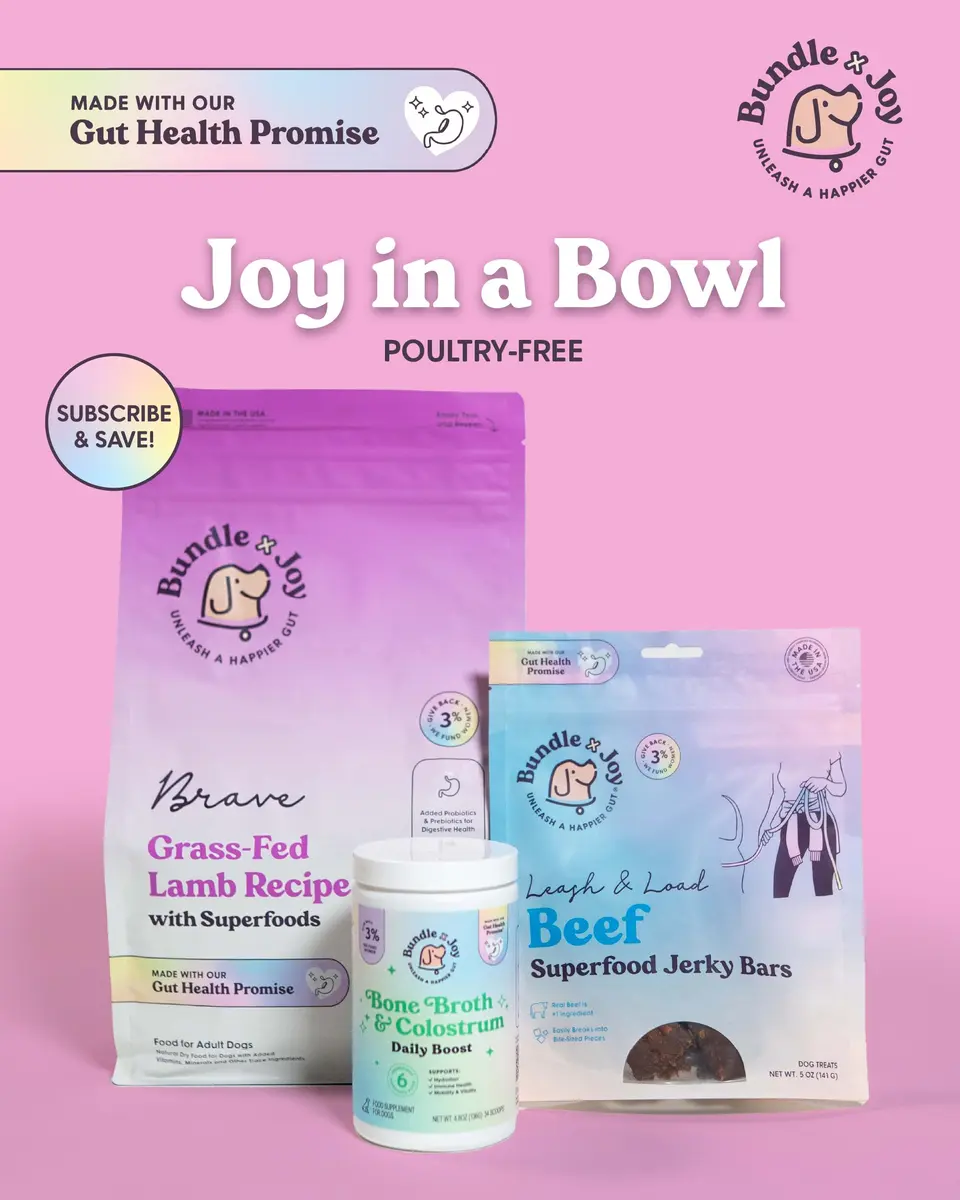 Bundle x Joy Lamb Probiotic Dry Dog Food 18lb | Grain-Free, Natural, Supports Digestion - view 9