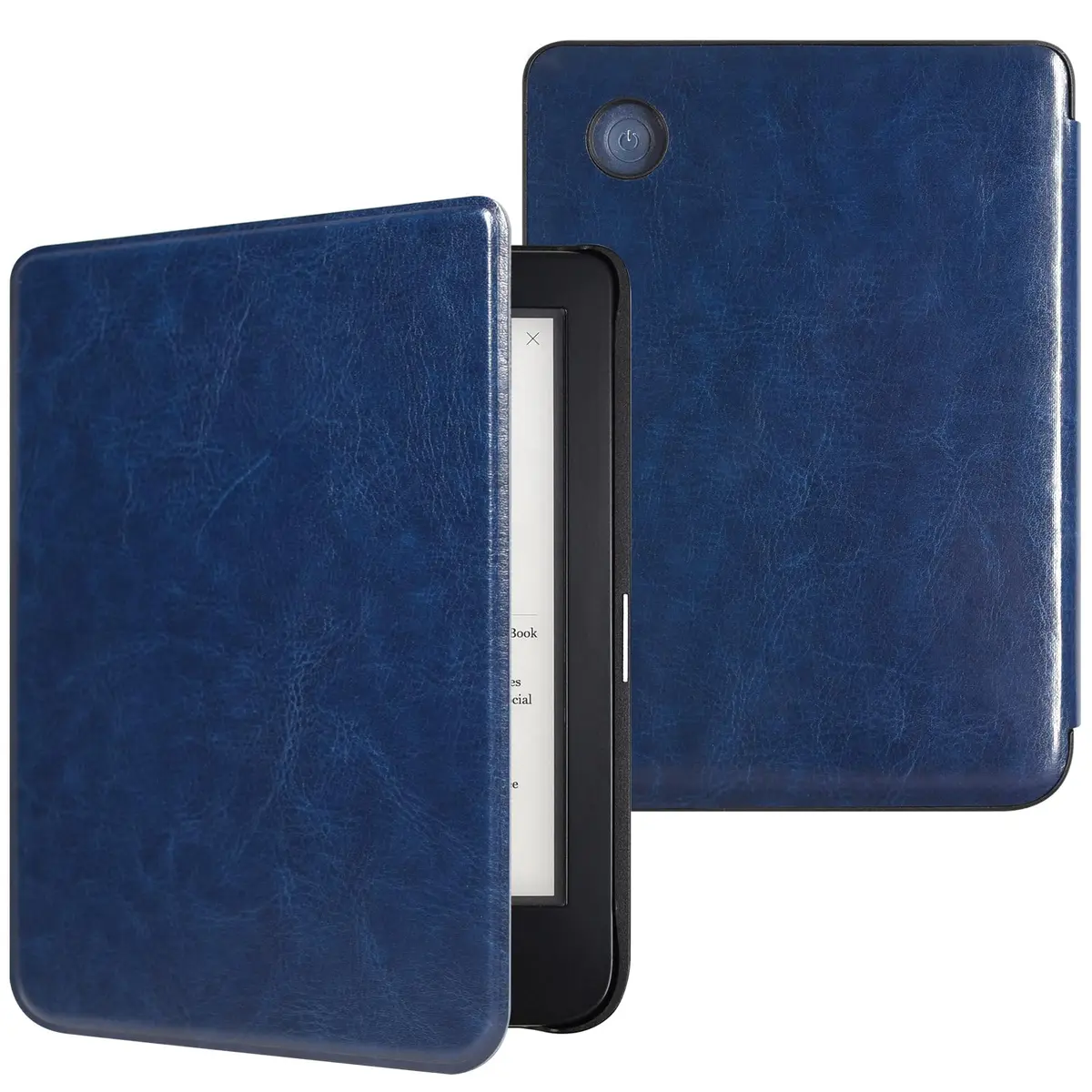 DMLuna Ultra Slim Lightweight Folio Case for Kobo Clara 2E 6" | Auto Sleep/Wake Function, Navy Blue - main product image
