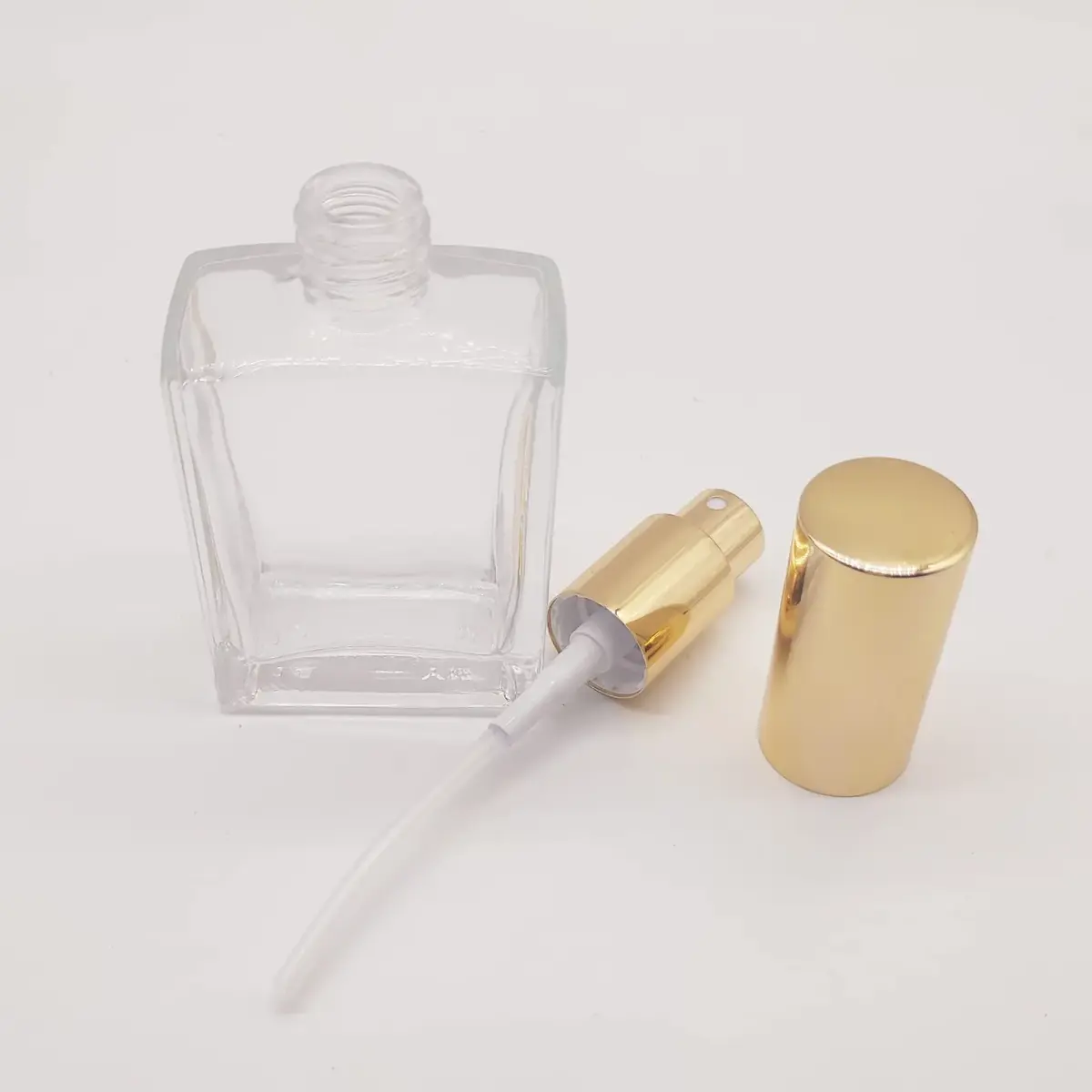 PimyRcyi 8PCS Square Glass Spray Bottle 50ml (1.7oz) | Fine Mist Refillable Perfume Atomiser - view 5