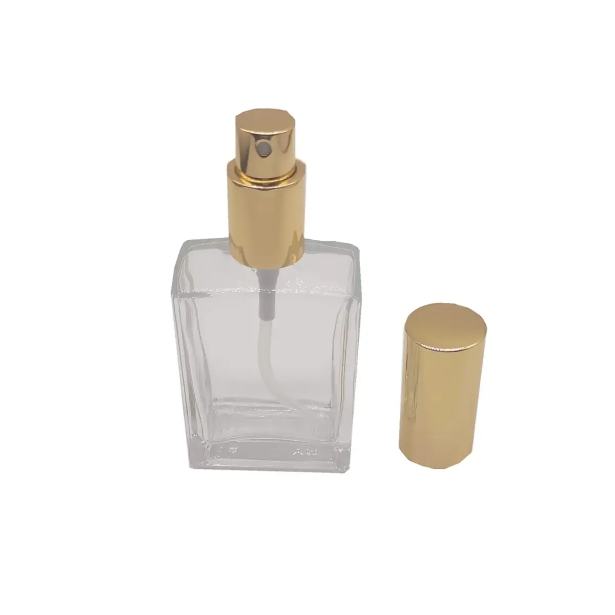PimyRcyi 8PCS Square Glass Spray Bottle 50ml (1.7oz) | Fine Mist Refillable Perfume Atomiser - view 3