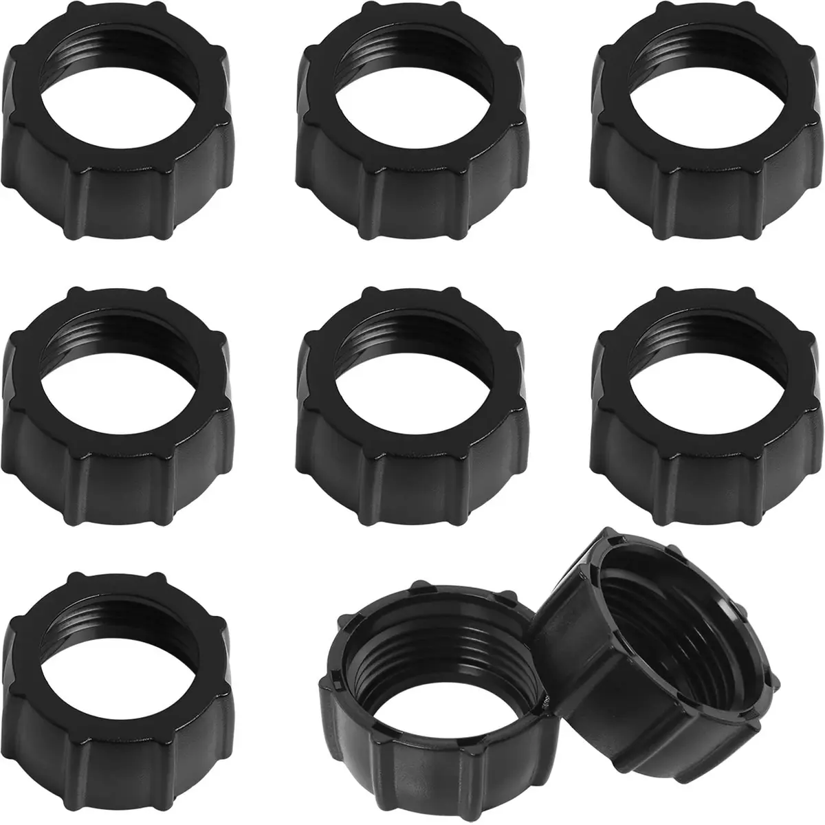 LUORNG Camera Support Ring for 17mm Ball-Joint Adapter | 9PCS Black Support in India - main product image