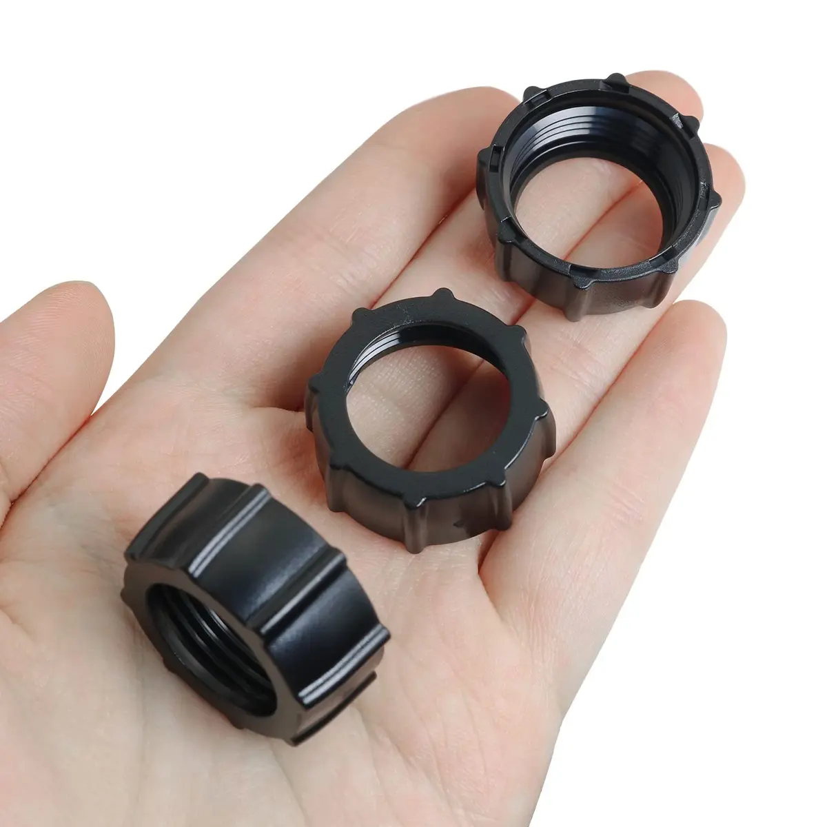 LUORNG Camera Support Ring for 17mm Ball-Joint Adapter | 9PCS Black Support in India - view 2