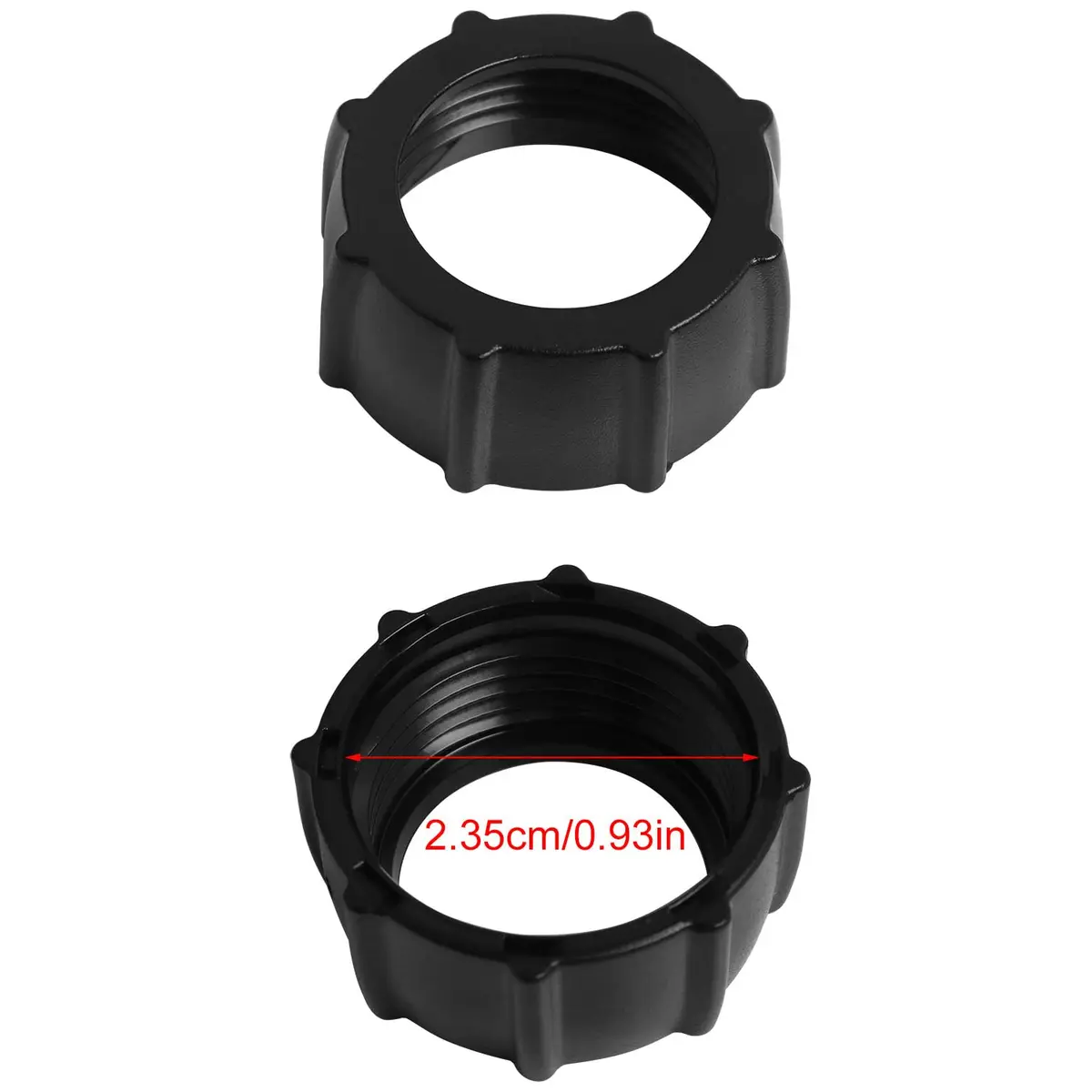 LUORNG Camera Support Ring for 17mm Ball-Joint Adapter | 9PCS Black Support in India - view 3