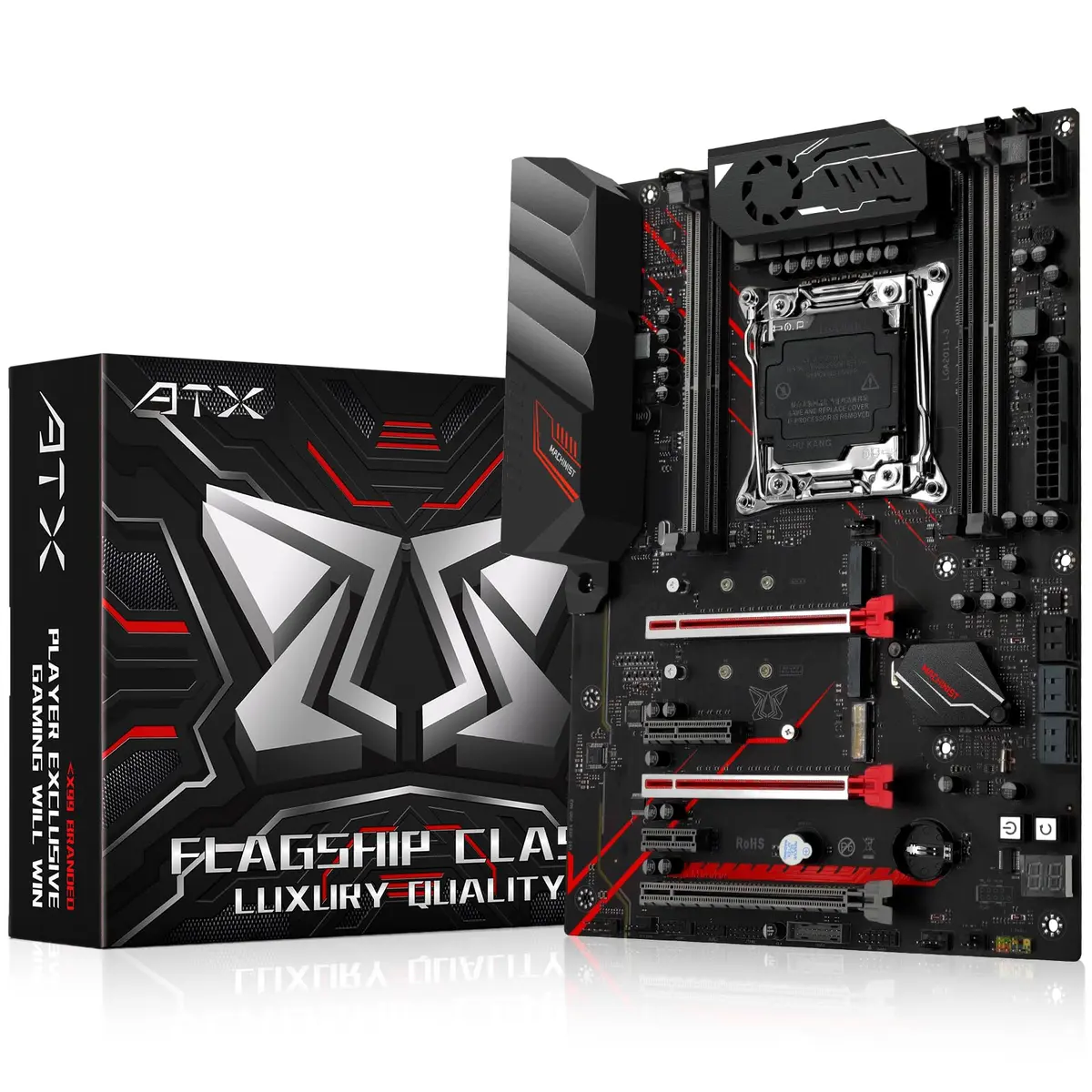 MACHINIST X99 MR9A PRO MAX Motherboard Intel LGA 2011-V3 DDR4 ATX Server | Quad-Channel 128GB ECC/Non-ECC Memory Support - main product image