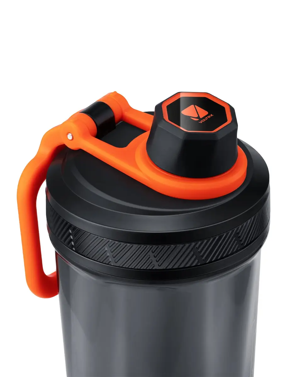 VOLTRX Gallium Electric Protein Shaker Bottle 24oz | USB Rechargeable, BPA-Free Tritan, Waterproof, Silent Motor - view 2