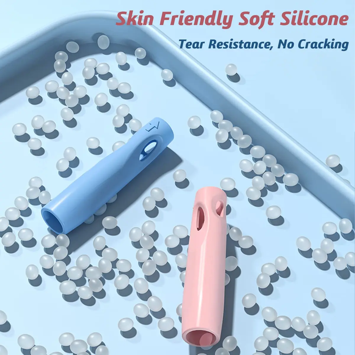 OSteed Pencil Grip, Extender & Cap 3 In 1 | Multi-Functional, Food-Grade Silicone, 6 Pcs - view 6