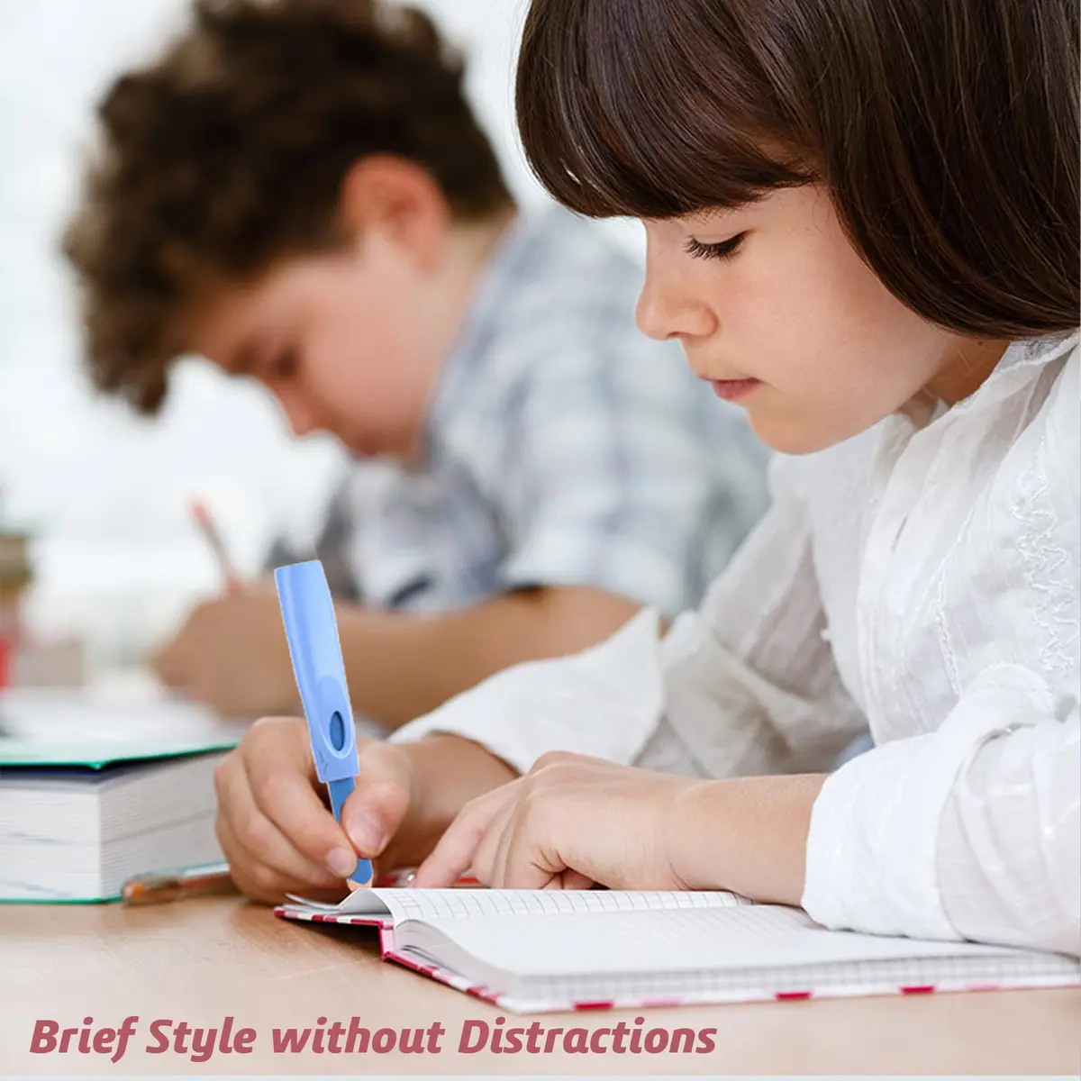 OSteed Pencil Grip, Extender & Cap 3 In 1 | Multi-Functional, Food-Grade Silicone, 6 Pcs - view 7