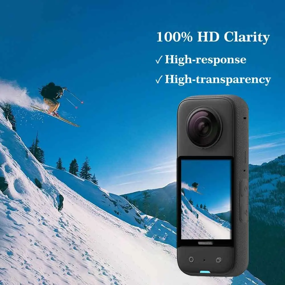 ULBTER Screen Protector for Insta360 X3 360 Camera LCD | 2 Pack, Anti-Scratch, HD Clarity, Bubble-Free - view 5
