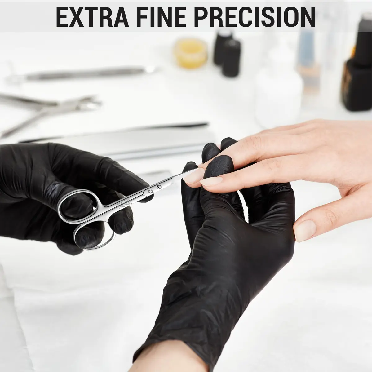 ZIZZLON Cuticle Scissors Extra Fine Curved Stainless Steel Eyebrow Scissors 20mm (0.79 inch) | Precision Grooming Tool for Manicure - view 6