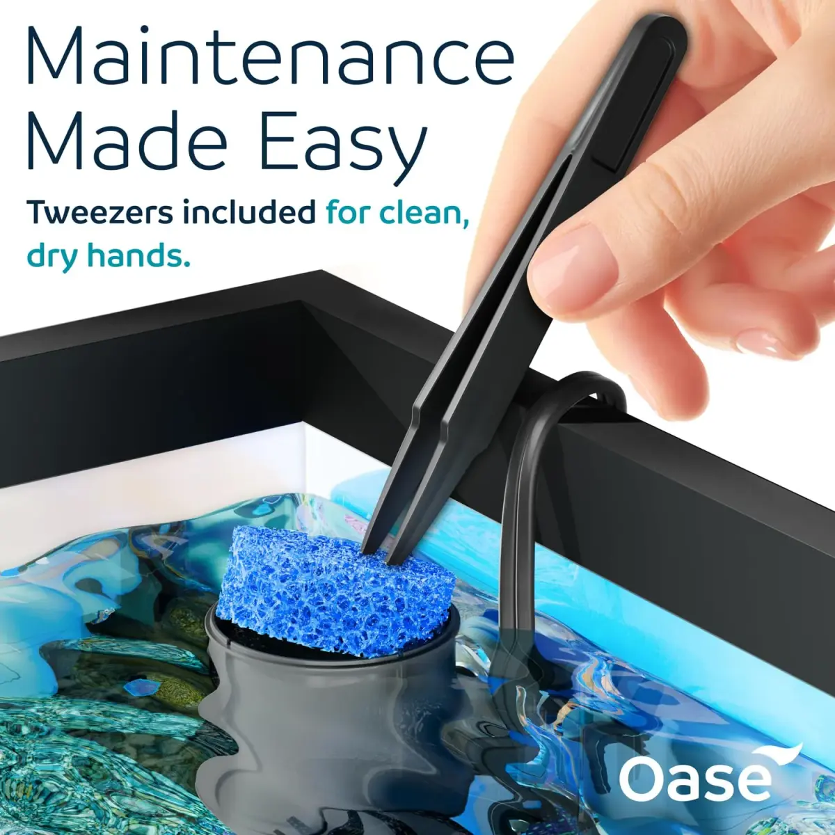OASE CrystalSkim 600 Surface Skimmer for Freshwater and Marine Aquariums | Compact Internal Filter for Film Oil and Debris Removal - view 4