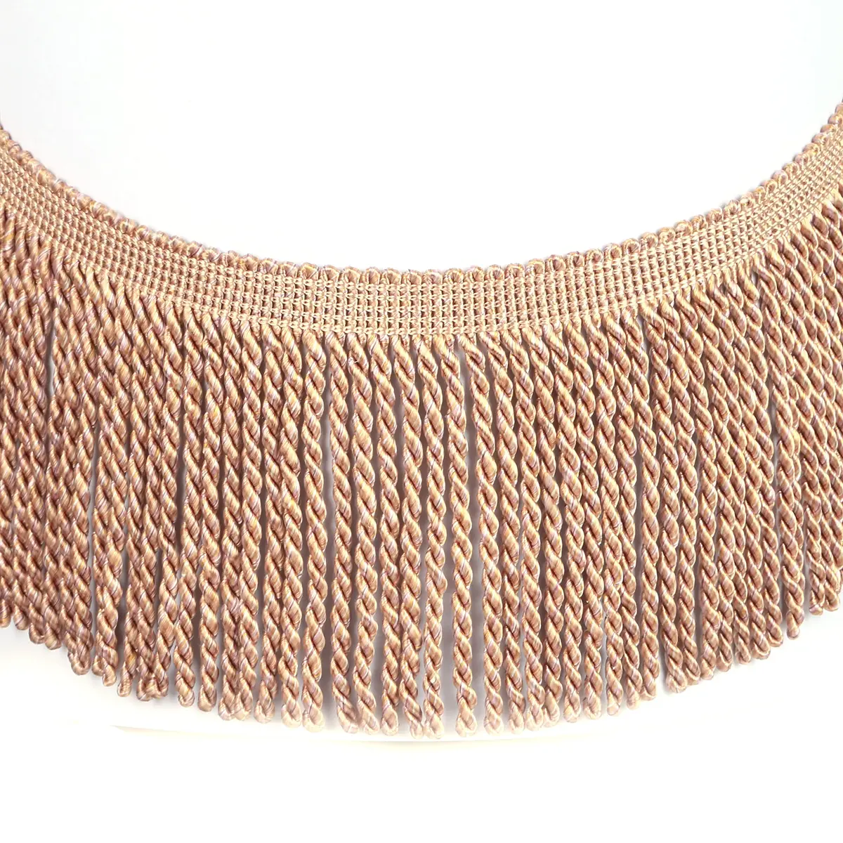 Fenghuangwu 5 Yard Rayon Curtain Bullion Fringe Trim | Elegant Embellishment for Sewing & DIY (70-120 chars) - main product image