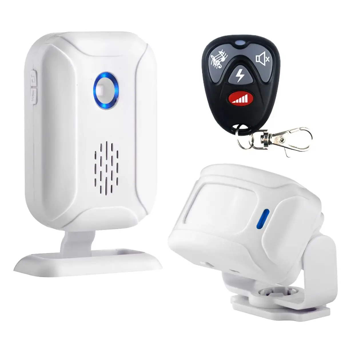 HENDUN Motion Sensor Doorbell Chime with Remote | 1 Receiver, 1 Transmitter, 1 Remote - main product image