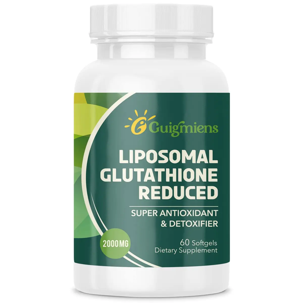 Guigmiens Liposomal Glutathione 2000 MG | Antioxidant Support for Bright Skin (70-120 chars) - main product image