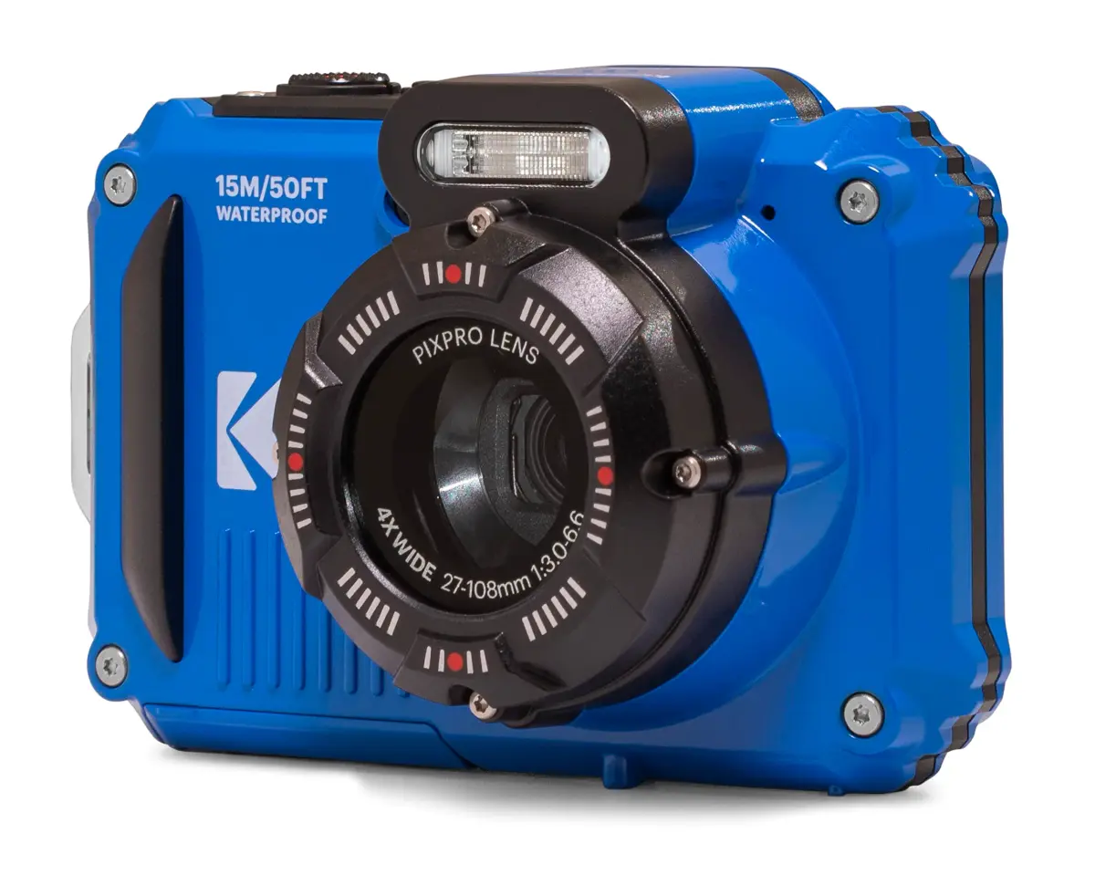 KODAK PIXPRO WPZ2 Waterproof Digital Camera 16MP 4X Optical Zoom Blue | 15m Waterproof, 1080p HD Video - view 4