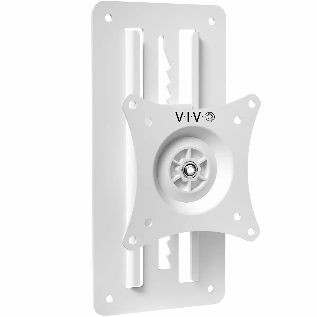VIVO Height Adjustable Single Monitor Wall Mount (White) | Fits 17"-32" Screens, 7.98 kg Max Load, VESA 100x100mm - main product image