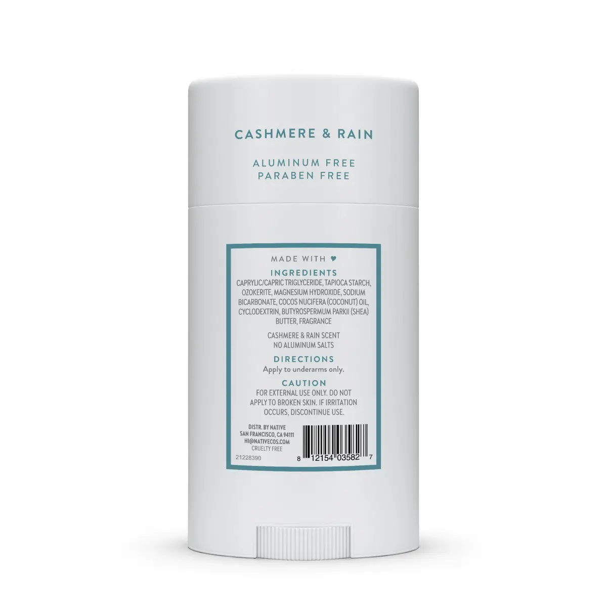 Native Cashmere & Rain Deodorant 78ml (2.65 oz) | 72-Hour Odor Control - view 9