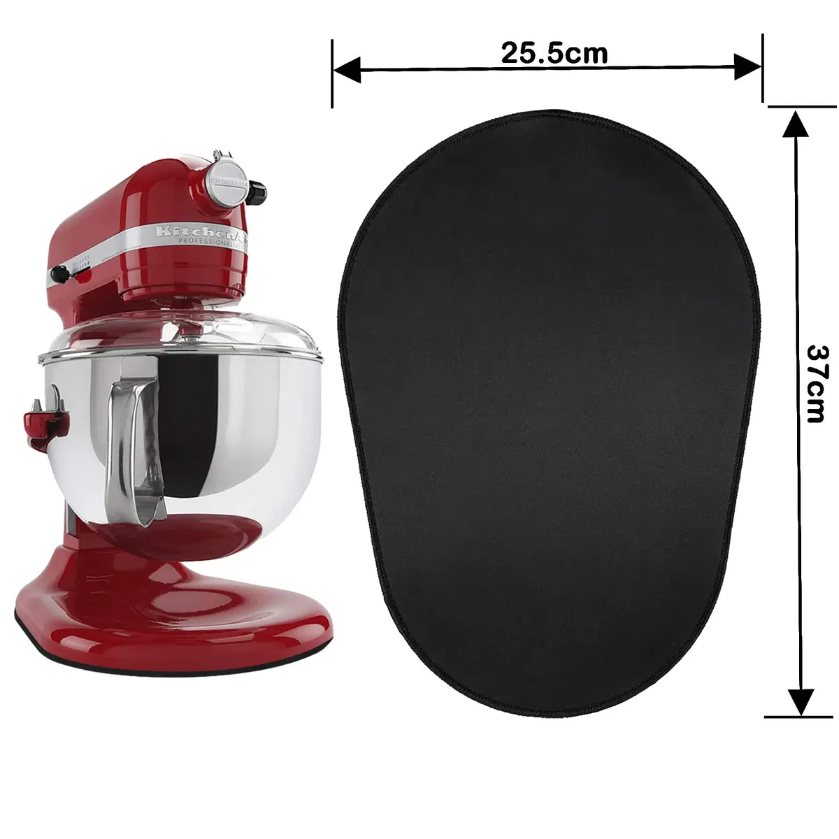 Oudizz Mixer Mover Kitchen Assistant Countertop Slip Mat 37cm x 25.5cm | Compatible with KitchenAid 5–8 Qt - view 6