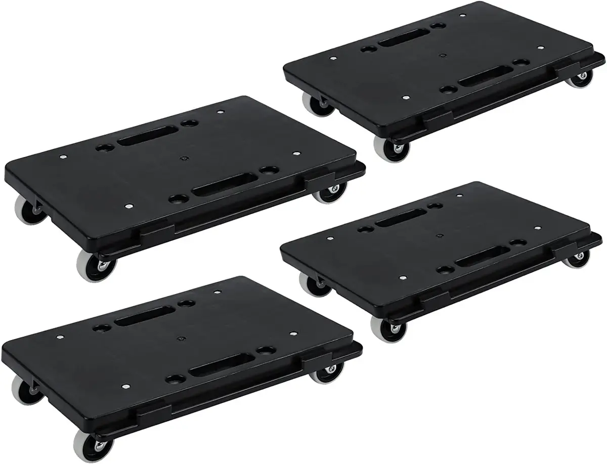 Insdawn Furniture Dolly 4 Pack Heavy Duty Moving Dollies 500 Lb Capacity | Connectable Wheels for Heavy Furniture - main product image