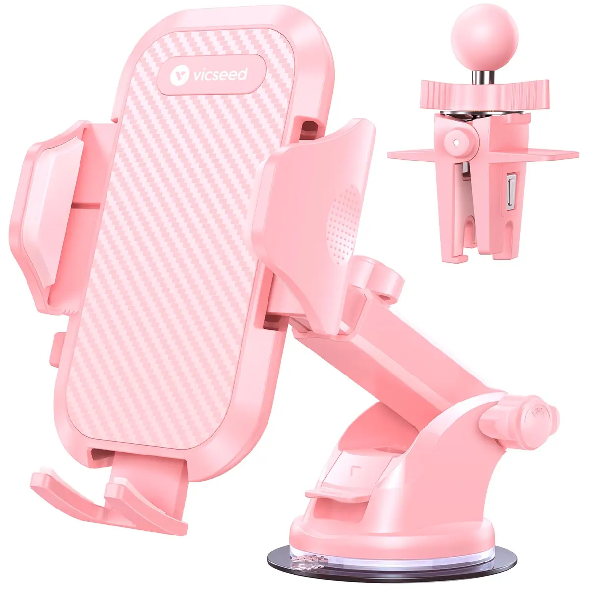 VICSEED Stable Car Phone Holder [Upgraded Strongest Suction, Won't Break] - main product image