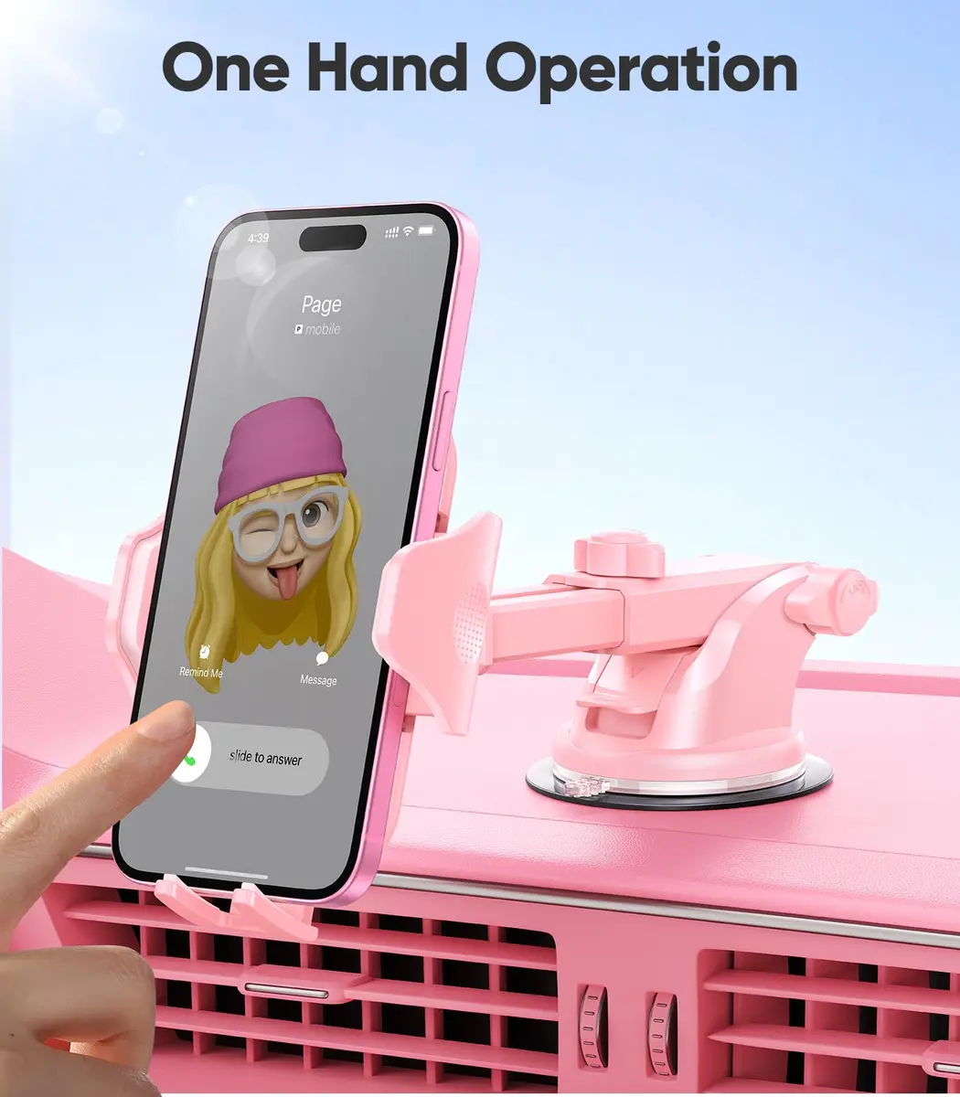 VICSEED Stable Car Phone Holder [Upgraded Strongest Suction, Won't Break] - view 7