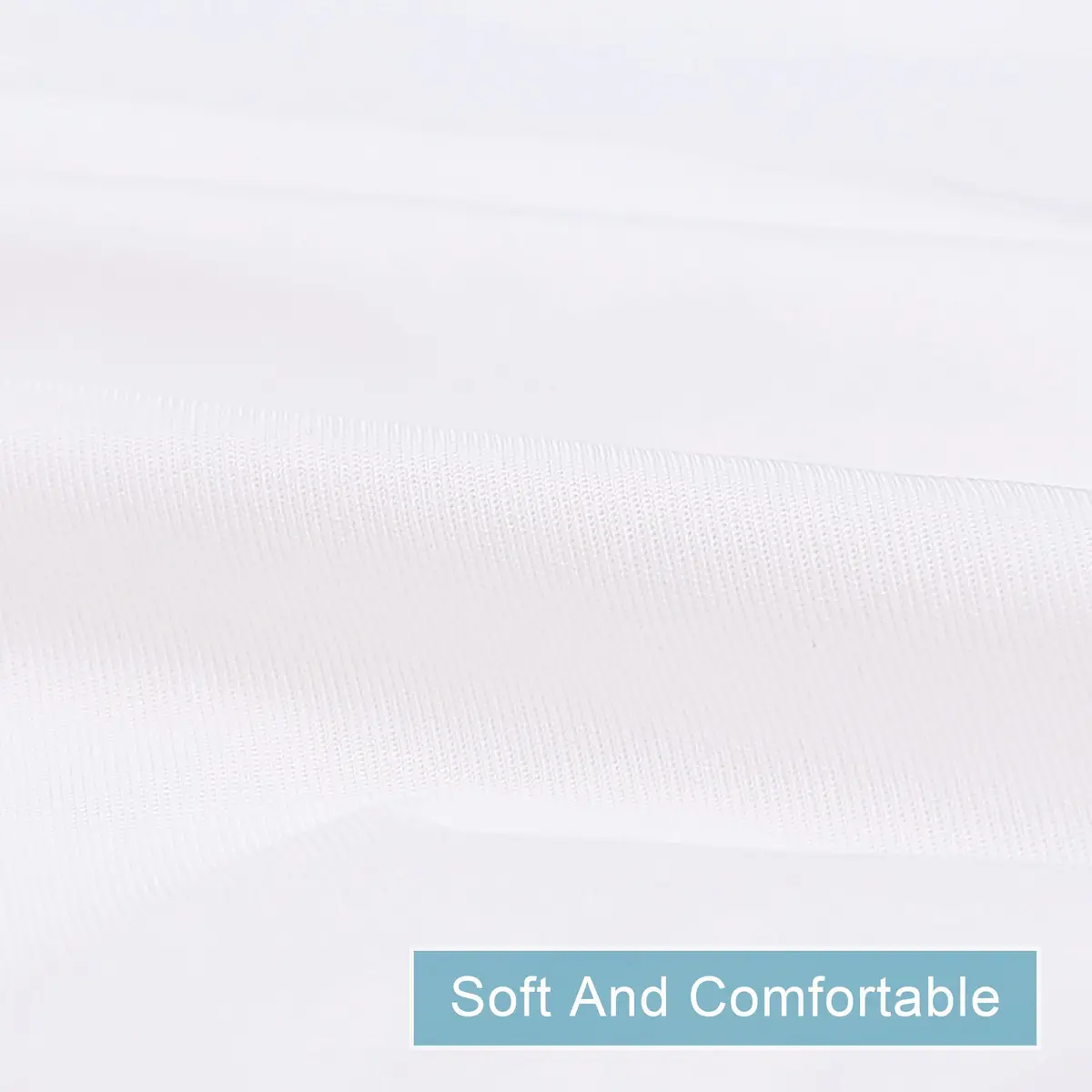 NTBAY Waterproof King Pillow Protectors 4 Pack | Quiet TPU Waterproof Layer, Zippered Full Coverage, Microfiber, White - view 6