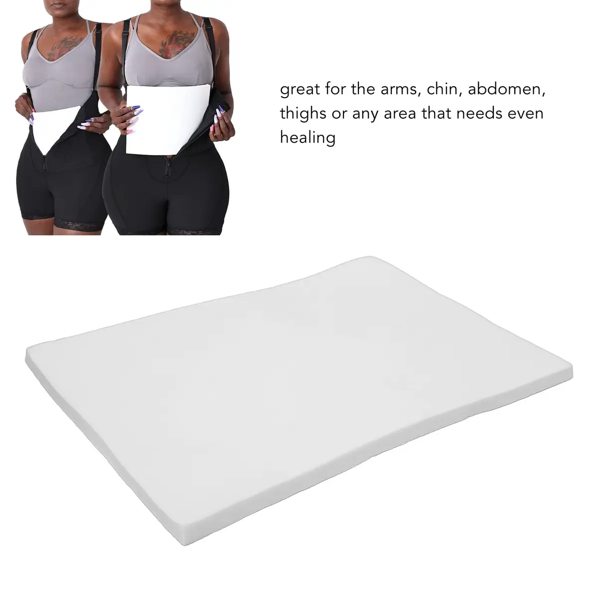 YUYTE Foam Pads for Post Ab Board 11"x 7.9" | Full Compression for Liposuction Recovery - view 5