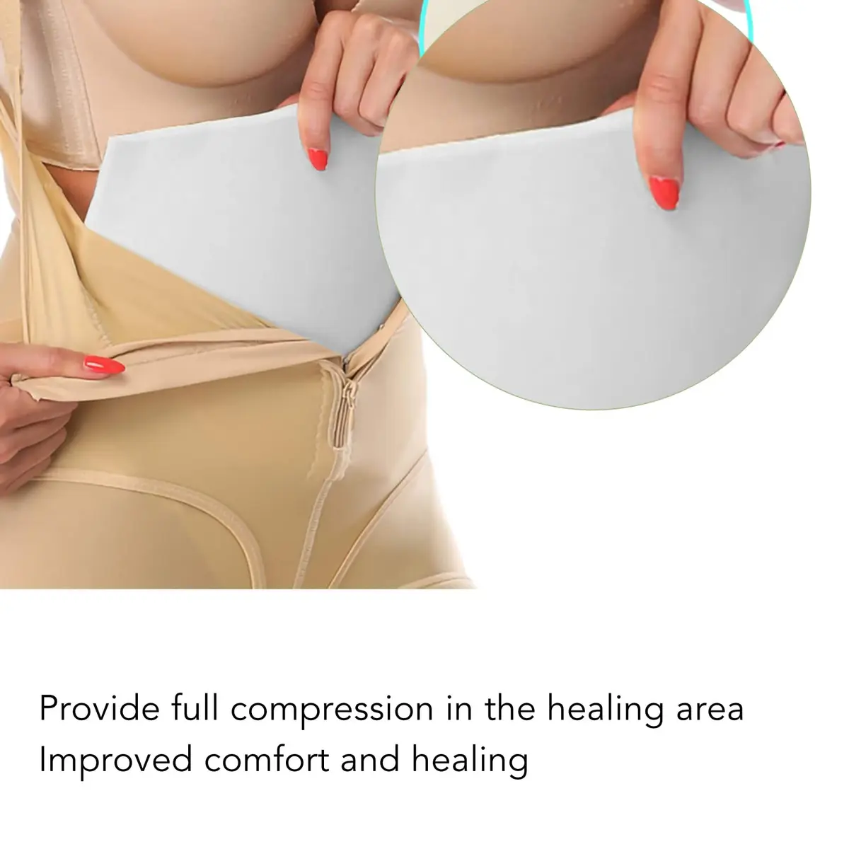 YUYTE Foam Pads for Post Ab Board 11"x 7.9" | Full Compression for Liposuction Recovery - view 6
