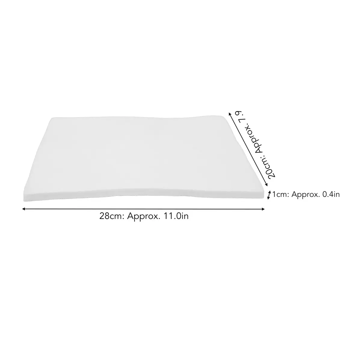 YUYTE Foam Pads for Post Ab Board 11"x 7.9" | Full Compression for Liposuction Recovery - view 7