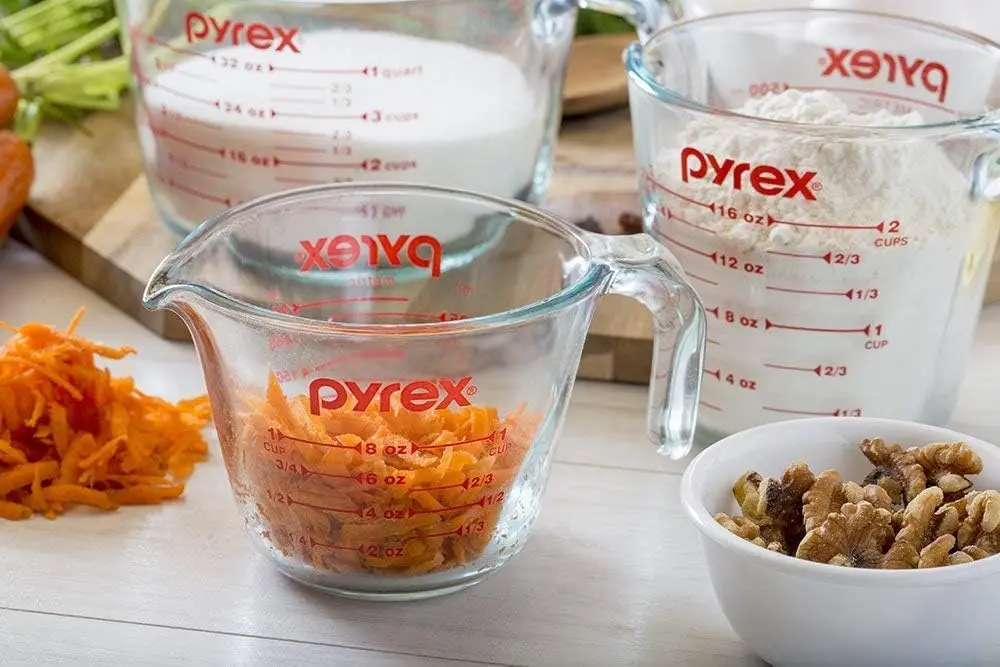 Pyrex Essentials Glass Measuring Cups Set 237ml (2 Cup) | Precise Pouring & Easy Cleanup - view 2